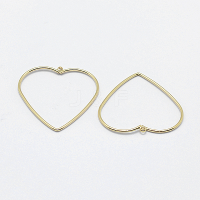 Brass Pendants KK-F727-28G-NF-1