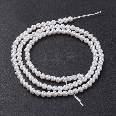 Shell Pearl Bead Strands X-BSHE-P023-5mm-1