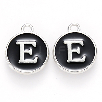 Platinum Plated Alloy Charms LS-ENAM-S118-02E-P-1