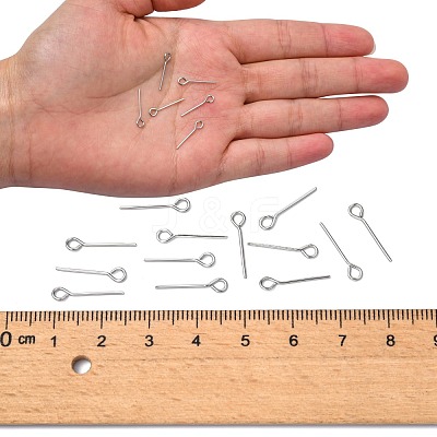 Tarnish Resistant 304 Stainless Steel Eye Pin STAS-R045-15mm-1