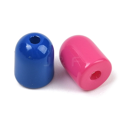 Opaque Acrylic Beads OACR-B036-09-1