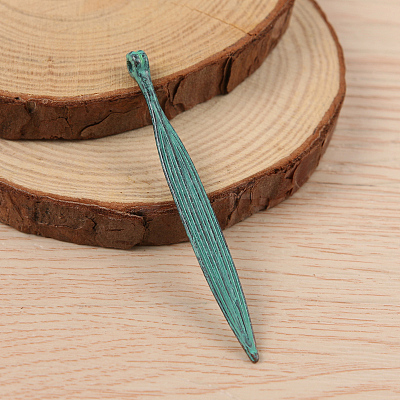 Leaf Alloy Big Pendants PALLOY-I118-ZN3892-NR-1