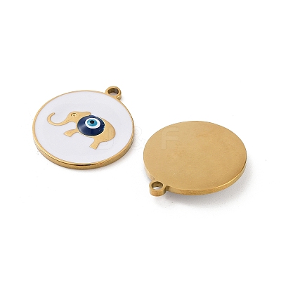 Ion Plating(IP) 316 Surgical Stainless Steel Pendants STAS-U014-58C-02-1