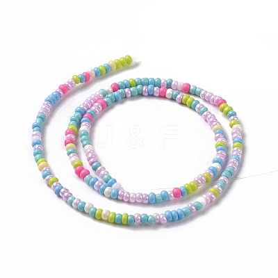 Glass Seed Bead Strands LAMP-B021-04H-1