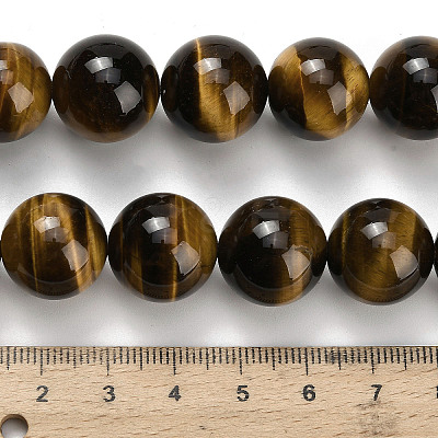 Natural Tiger Eye Beads Strands G-H329-C07-16mm-1