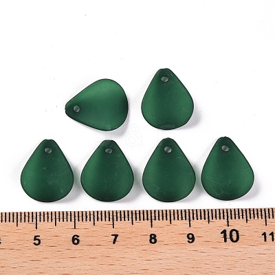 Transparent Frosted Acrylic Pendants MACR-S371-09A-735-1
