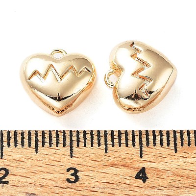 Rack Plating Brass Charms KK-K333-76G-1