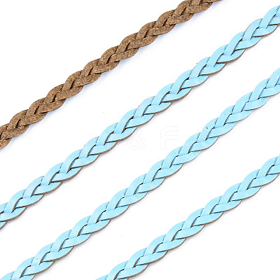 Braided PU Leather Cords LC-S018-10M-1