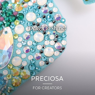 Preciosa® MAXIMA Crystal No Hotfix Flatback Stones Y-PRC-NSS12-80250-1