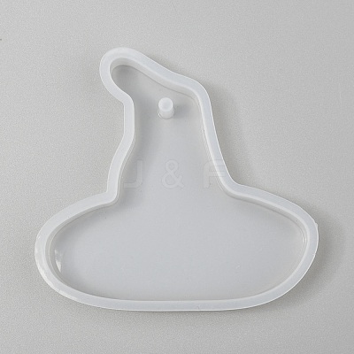 Halloween DIY Witch Hat Pendant Silicone Molds DIY-P006-48-1