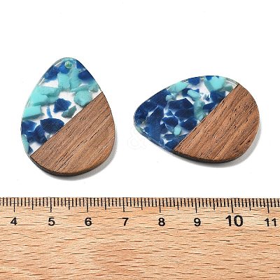 Resin and Walnut Pendants FIND-R051-04A-1