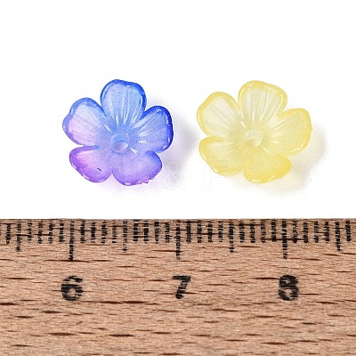 Transparent Plastic Bead Caps KY-Q005-02A-M02-1