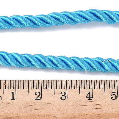 5MM Nylon Twisted Cord Necklace Making FIND-G096-01G-07-1