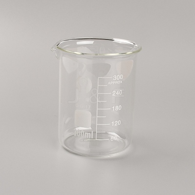 Glass Beaker Measuring Cups TOOL-WH0128-37G-1