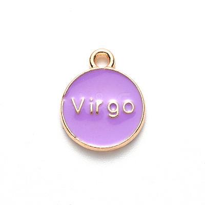 Alloy Enamel Pendants ENAM-S124-01A-01B-1