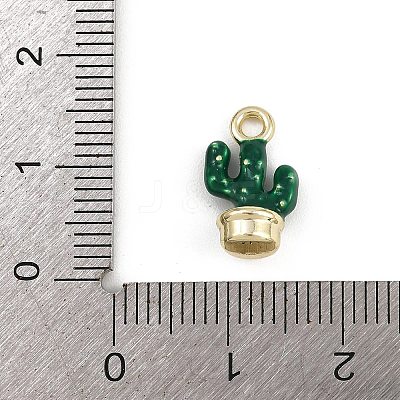 Alloy Enamel Charms FIND-I052-03G-03-1
