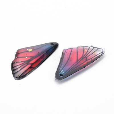 Transparent Resin Pendants RESI-Q216-001B-1
