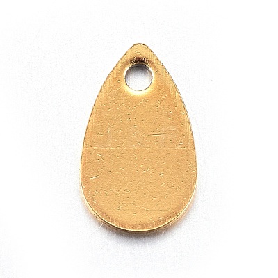 Ion Plating(IP) Stainless Steel Charms STAS-L211-02B-G-1