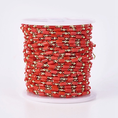 Handmade Glass Beaded Chains CHC-F008-B09-1