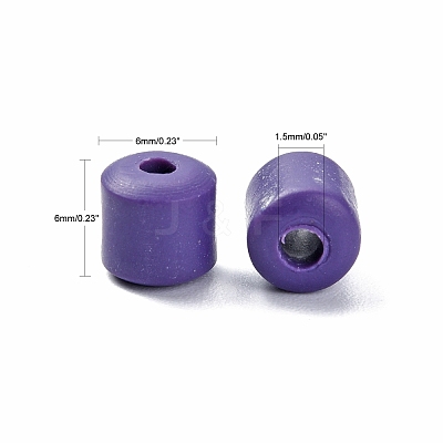 Polymer Clay Bead Strands CLAY-T001-C50-1