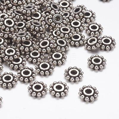 Gear Tibetan Style Alloy Spacer Beads AB145-NF-1