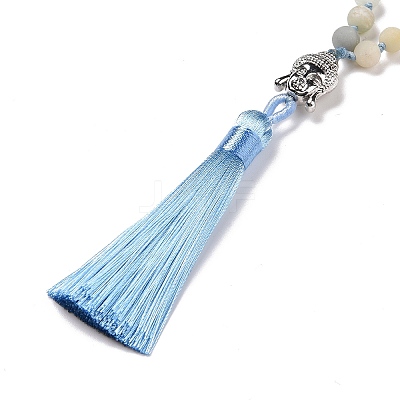 Tassel Pendant Necklaces NJEW-P191-A03-1