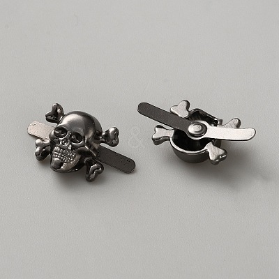 Skull Alloy Decorative Brads FIND-WH0519-98B-1