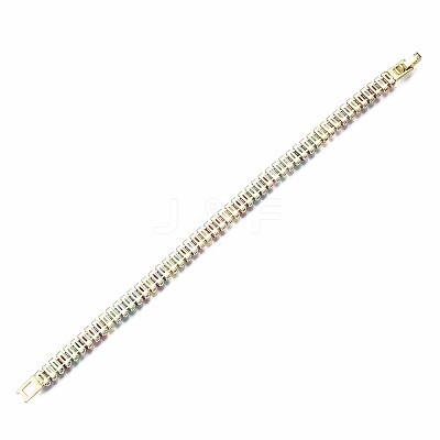 Cubic Zirconia Classic Tennis Bracelet X-ZIRC-S067-073I-NF-1