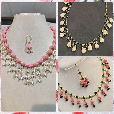 200Pcs Dyed Synthetic Coral Beads CORA-SP0001-22A-1