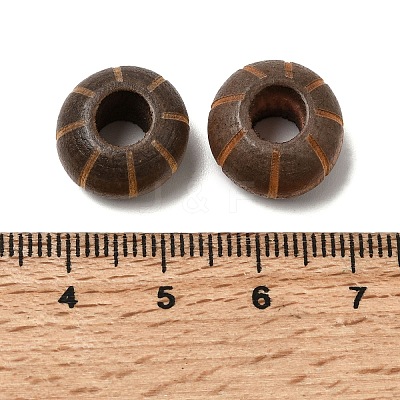 Wood European Beads WOOD-A026-09-1