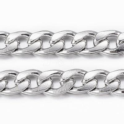 Tarnish Resistant 304 Stainless Steel Cuban Link Chains CHS-H009-14P-1