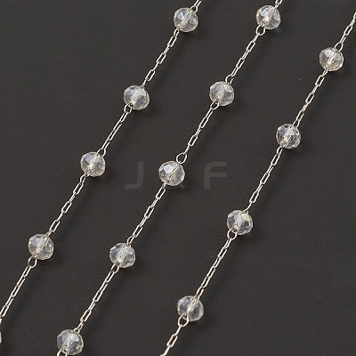 Glass Round Beaded Chains CHS-B003-04A-1
