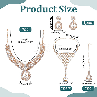 Jewelry Sets for Women SJEW-WR0001-02-1