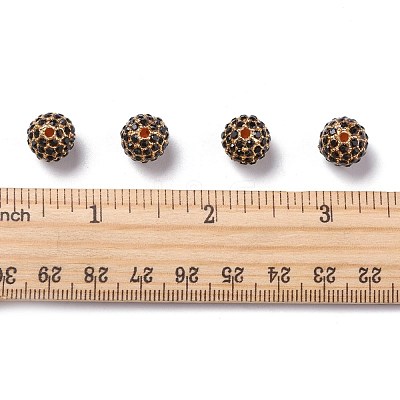Alloy Rhinestone Beads RB-A034-10mm-A02G-1