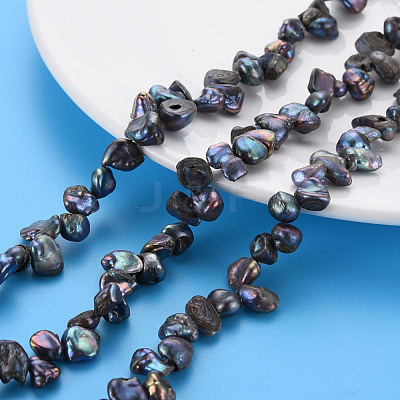 Natural Keshi Pearl Beads Strands PEAR-S021-013B-02-1