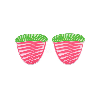 Printed Acrylic Cabochons OACR-N135-64-1