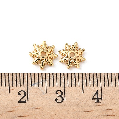 Brass Bead Caps KK-C099-04G-1
