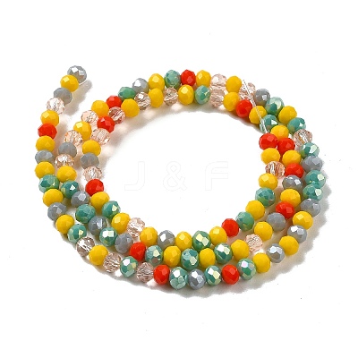 Glass Beads Strands EGLA-A034-M4mm-44-1
