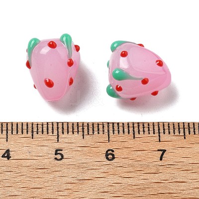 Transparent Glass Bumpy Beads LAMP-V001-03-1