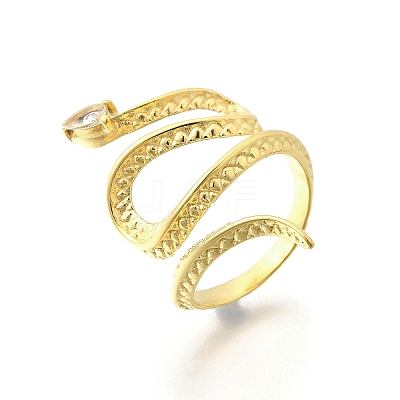 304 Stainless Steel Cuff Rings RJEW-D320-02G-1