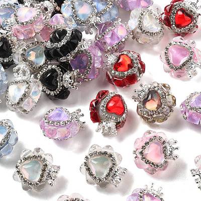 Alloy Resin Beads X-OACR-Q008-01-1