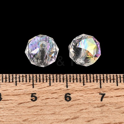 Electroplate Transparent Round Glass Beads GL-CBA6A73-AB03-1