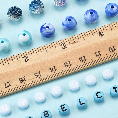 244Pcs Imitation Acrylic Beads Kits OACR-FS0004-07A-1