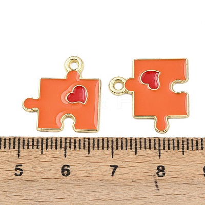 Alloy Enamel Pendants FIND-I067-01G-05-1