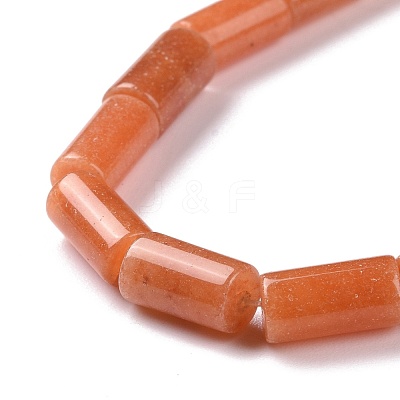 Natural Red Aventurine Beads Strands X-G-P469-17-1