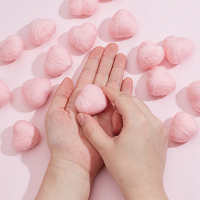 Heart Handmade Wool Felt Ornament Accessories DIY-CY0003-12B-1