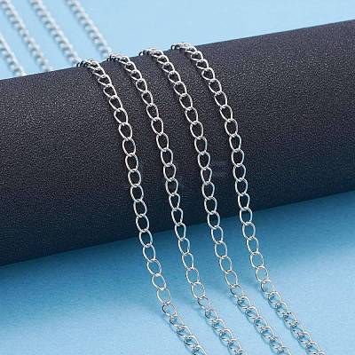 Brass Twisted Chains CHC-Q001-5x4mm-P-1