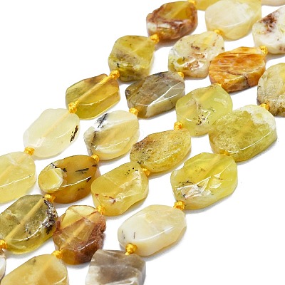 Natural Yellow Opal Beads Strands G-K245-L01-01-1