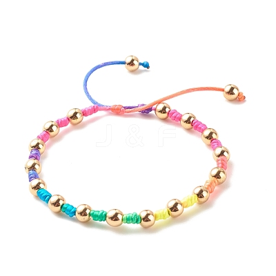Synthetic Hematite Beaded Bracelet BJEW-JB07796-1