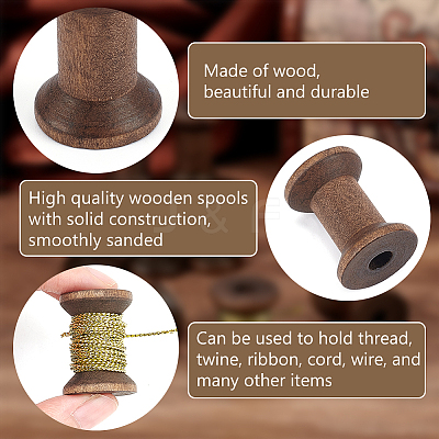 Wooden Empty Spools for Wire TOOL-WH0125-54C-01-1
